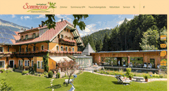 Desktop Screenshot of biohotel-sommerau.at